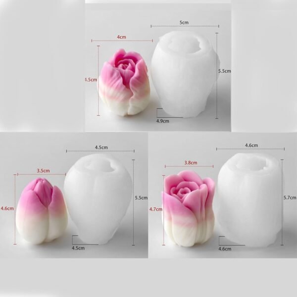 Tulip Candles Pack of 3